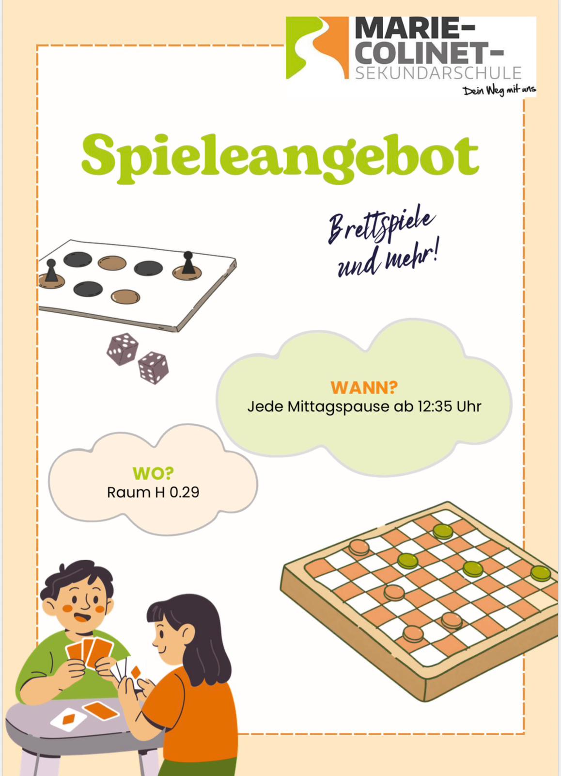 Spieleangebot in der MP